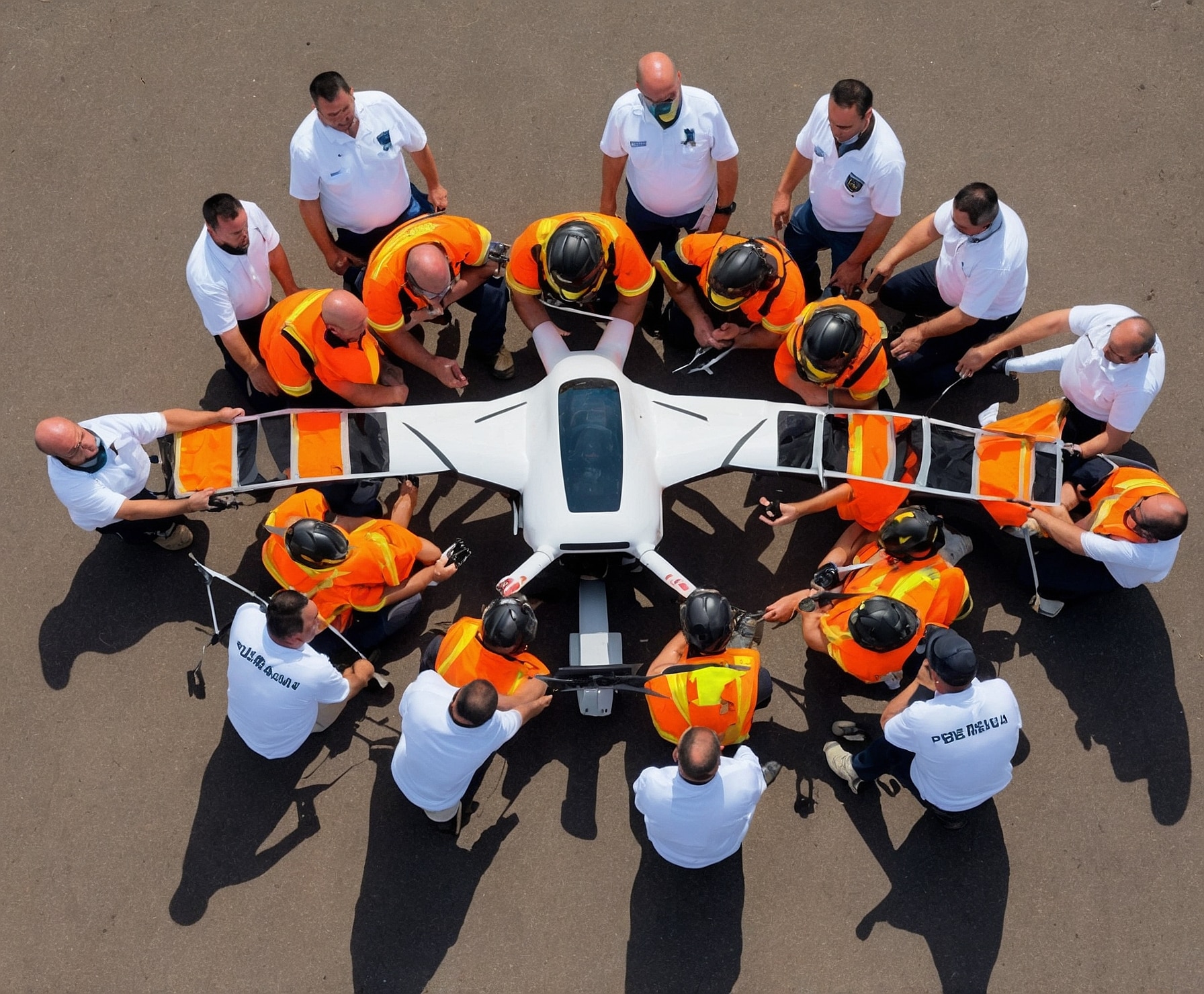 Capacitación de drones para seguridad pública.