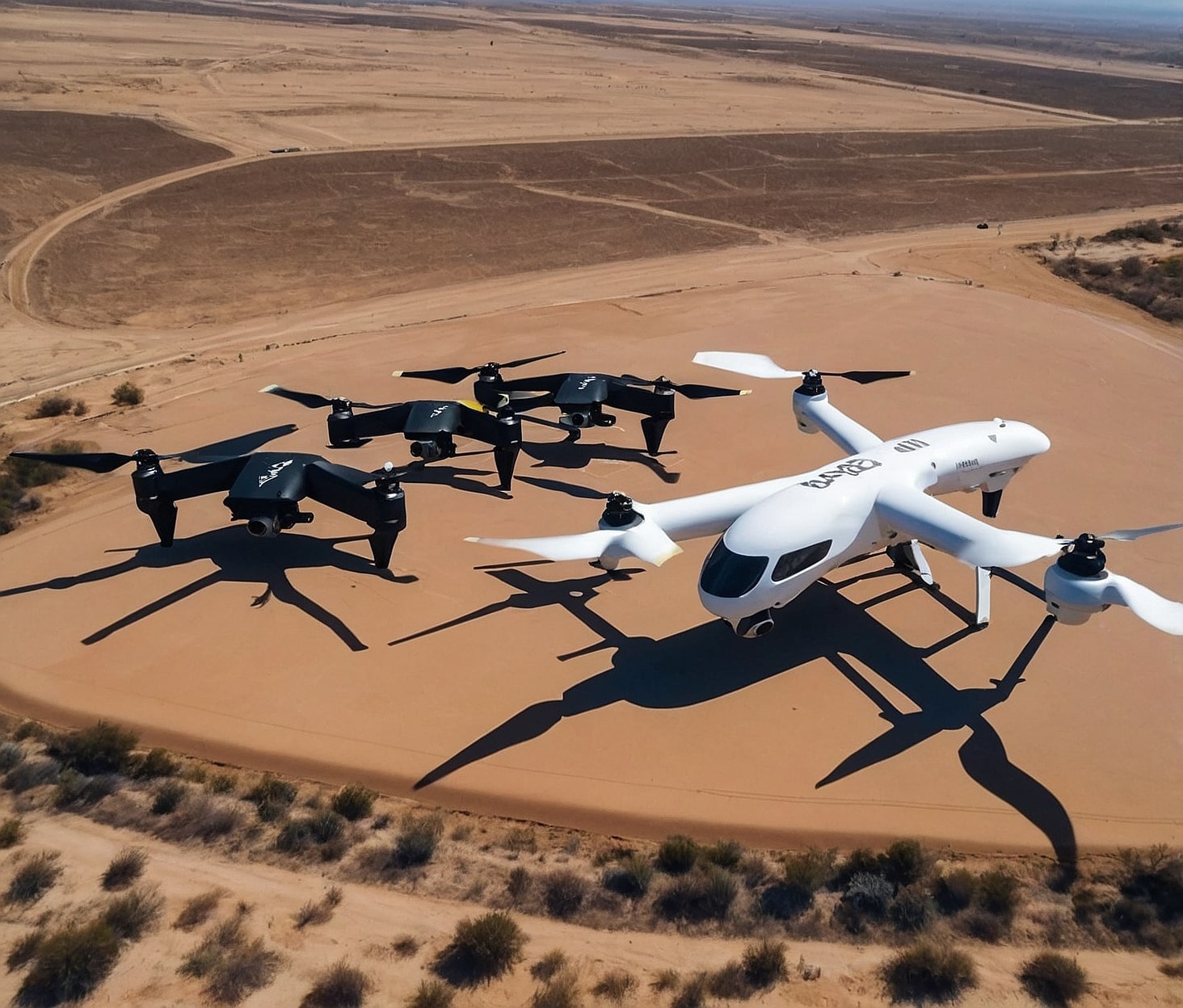 Plataforma de despegue de drones